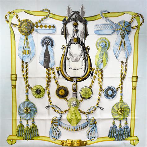 hermes frontaux et cocardes|Frontaux et Cocardes Hermes Scarf .